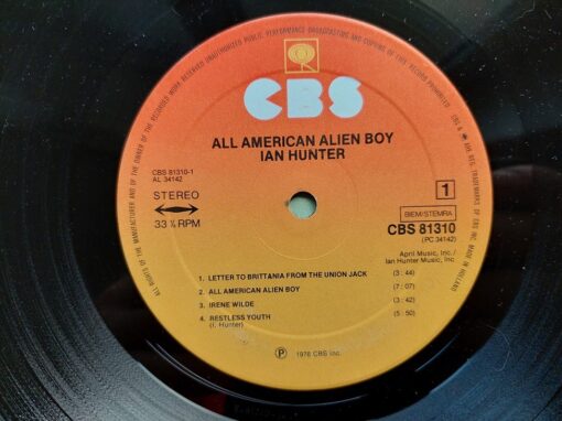 Ian Hunter – 1976 – All American Alien Boy