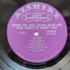 Johnny Doe – 1969 – Sings The Million Seller Country Sound Made Famous By Johnny Cash