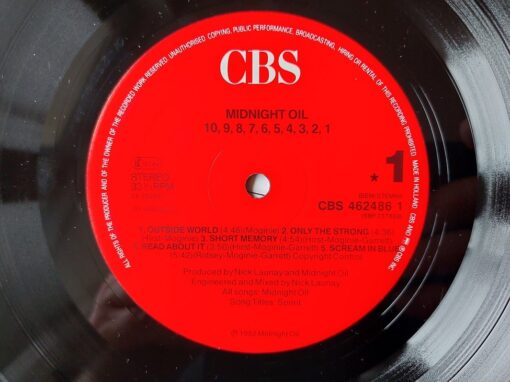 Midnight Oil – 1988 – 10, 9, 8, 7, 6, 5, 4, 3, 2, 1