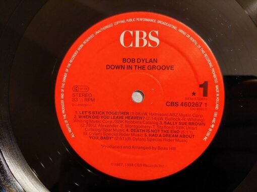 Bob Dylan – 1988 – Down In The Groove