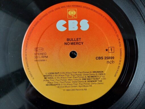 Bullet – 1984 – No Mercy