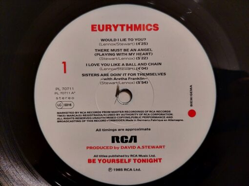 Eurythmics – 1985 – Be Yourself Tonight