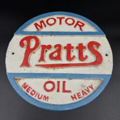 Reklaminė mašininės alyvos "Pratt" iškaba