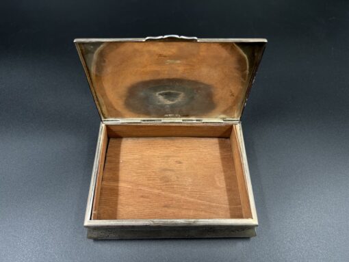 Sidabrinė dėžutė cigarams 10×14 cm