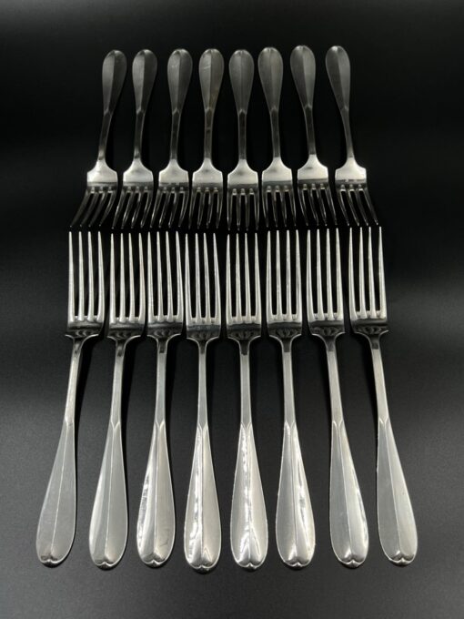 Sidabrinės šakutės 16 vnt. l-21 cm. Komplektas (Belgija)