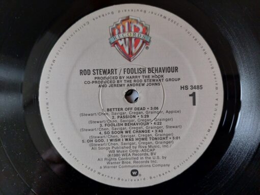 Rod Stewart – 1980 – Foolish Behaviour