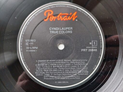 Cyndi Lauper – 1986 – True Colors