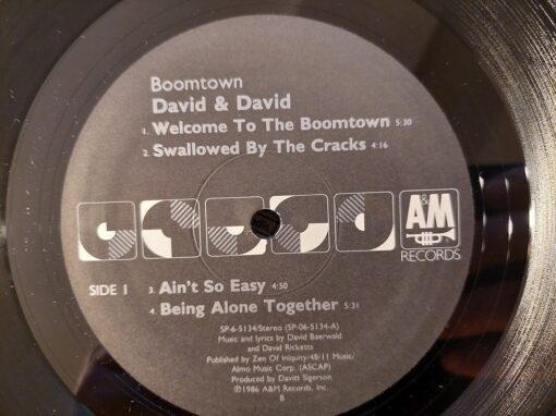 David + David – 1986 – Boomtown