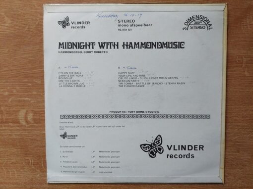 Hammondorgel Gerry Roberto – Midnight With Hammondmusic