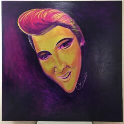L. Cicėnas, paveikslas "Elvis in violet"