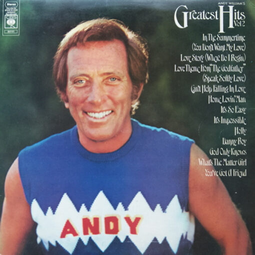 Andy Williams - 1972 - Andy William's Greatest Hits Vol 2