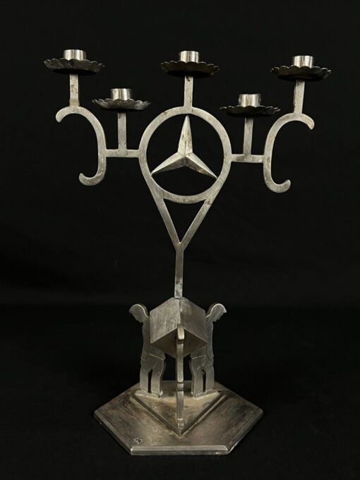 Metalinė žvakidė – Mercedes benz 17x26x36 cm