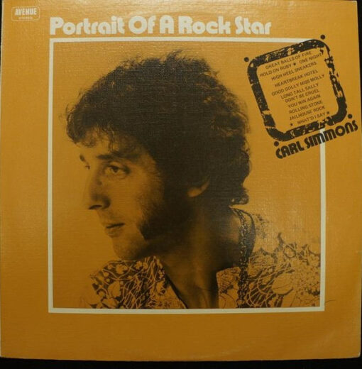 Carl Simmons - 1971 - Portrait Of A Rock Star