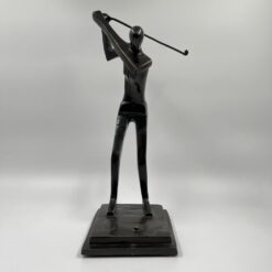 Bronzinė golfo žaidėjo skulptūra