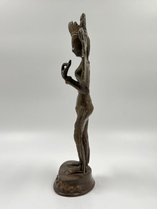 Žalvarinė Šivos skulptūra 7x10x29 cm
