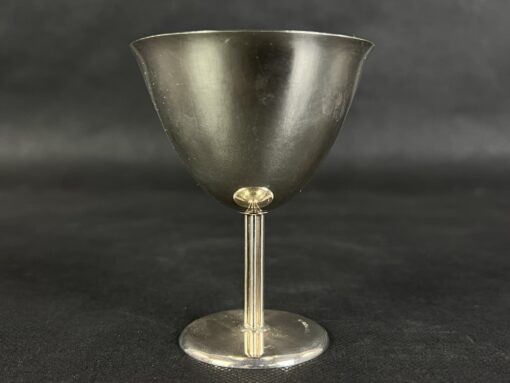 Sidabrinės taurės “GAB” 7 vnt. Komplektas 7,5×9 cm (Švedija)