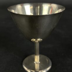 Sidabrinės taurės “GAB” 7 vnt. Komplektas 7,5×9 cm (Švedija)