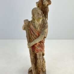 Vilniaus globėjo Šv. Kristoforo skulptūra (XV a., Prancūzija) 30x42x112 cm