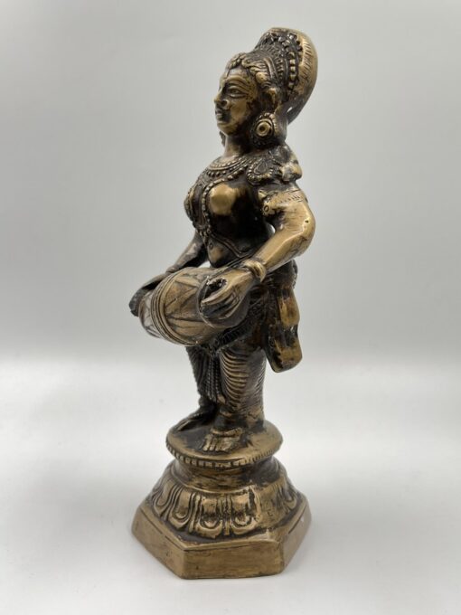 Bronzinė moters skulptūra 11x11x29 cm