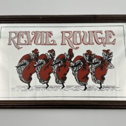 Veidrodis su “Revue Rouge” reklama 25×16 cm