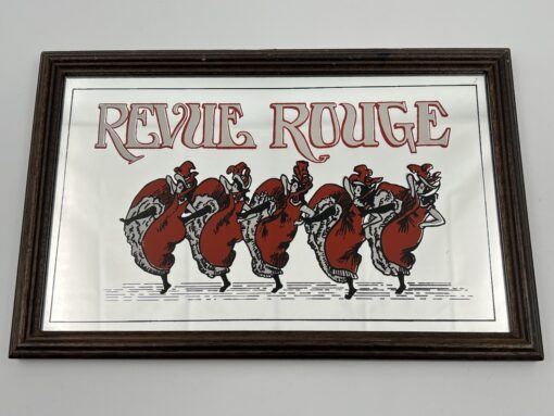 Veidrodis su “Revue Rouge” reklama 25×16 cm