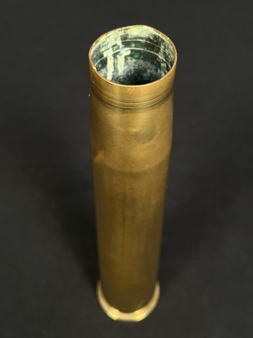 Žalvarinė vaza iš gilzės 6x6x31 cm