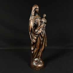 Ąžuolinė Marijos skulptūra 13x17x56 cm