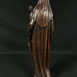 Ąžuolinė Marijos skulptūra 13x17x56 cm