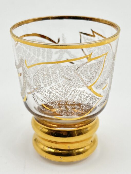 Stiklinės taurelės. Komplektas 5x5x7 cm
