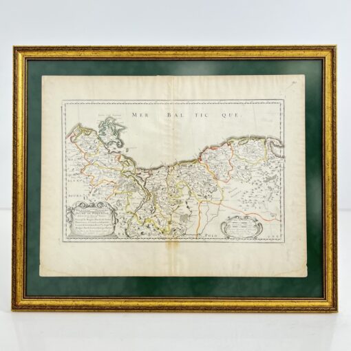 1654 metų Pomeranijos žėmėlapis