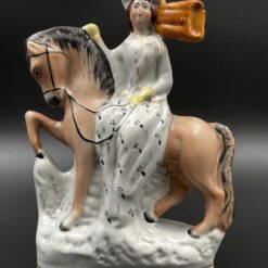 Keramikinė raitėlės skulptūra 15x7x20 cm