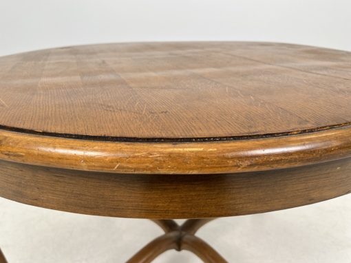 Apvalus valgomojo stalas 110×76 cm