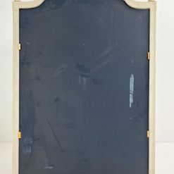 Veidrodis mediniu, baltu rėmu 71×100