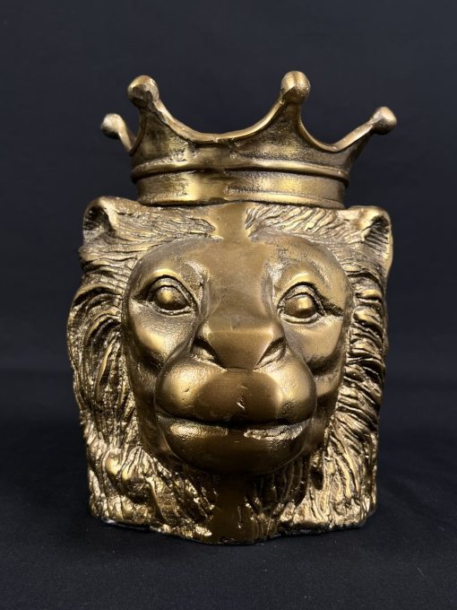 Metalinė vaza “Liūtas” 26x22x26 cm