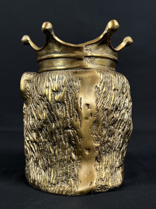 Metalinė vaza “Liūtas” 26x22x26 cm