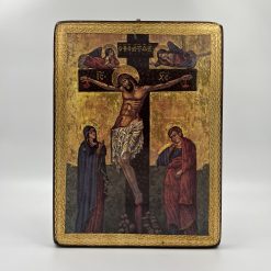 Pakabinamas medinis kryžius 44x101x11 cm