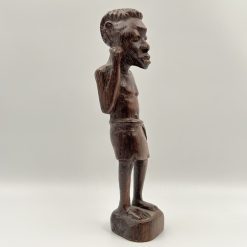 Medinė vyro skulptūra 7x6x31 cm