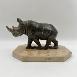 Bronzinė skulptūra “Raganosis” 20x25x16 cm