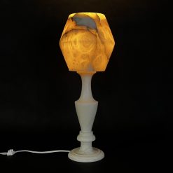 Stalinis šviestuvas iš marmuro 21x21x50 cm