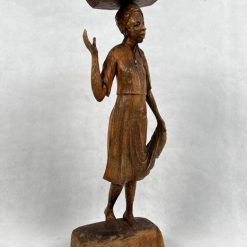 Medinė skulptūra 8x18x58 cm