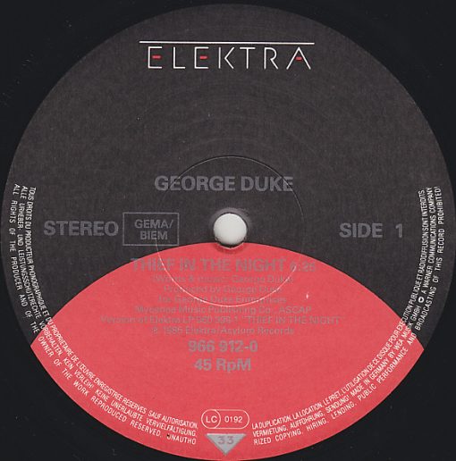 George Duke - Thief In The Night