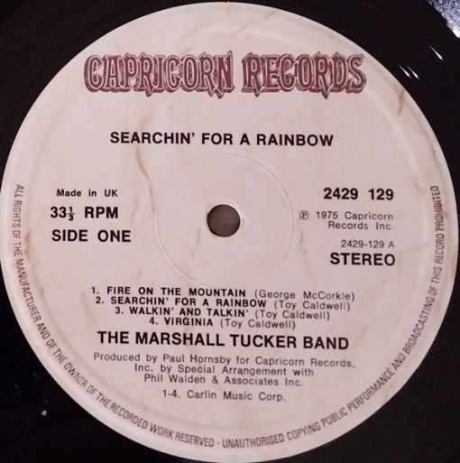 The Marshall Tucker Band - Searchin' For A Rainbow