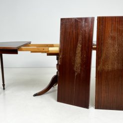 Išskleidžiamas apvalus stalas 110×110(2*45)x75 cm