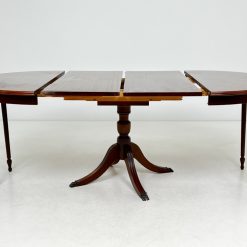 Išskleidžiamas apvalus stalas 110×110(2*45)x75 cm