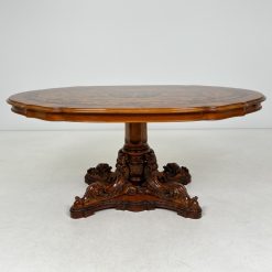 Ovalus išskleidžiamas stalas 96×172(2*45)x77 cm