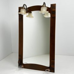 Pakabinamas veidrodis su šviestuvais 24x69x116 cm