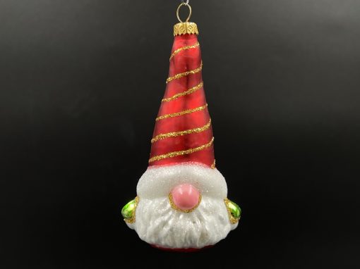 Kalėdinis žaisliukas “Kalėdų nykštukas” 5x5x13 cm (turime 5 vnt.)