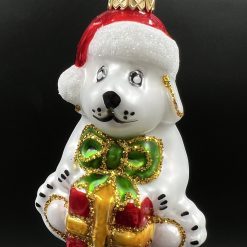 Kalėdinis žaisliukas “Šuniukas” 5x6x10 cm (turime 2 vnt.)