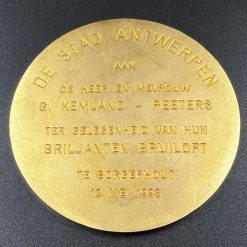 Stalinis medalis “Antverpen” 1993 m. d-7 cm