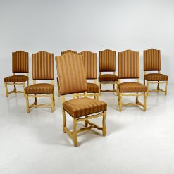 Medinės kėdės 8 vnt. Komplektas 45x49x107 cm